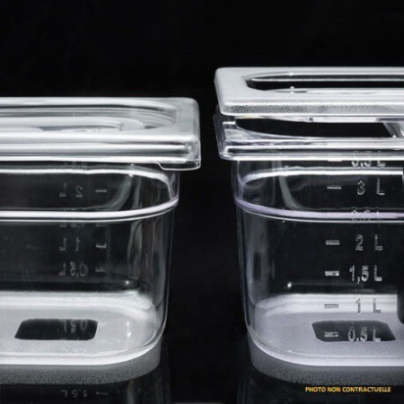 GN 2/1 Polycarbonate Gastronorm Tray H. 200 mm