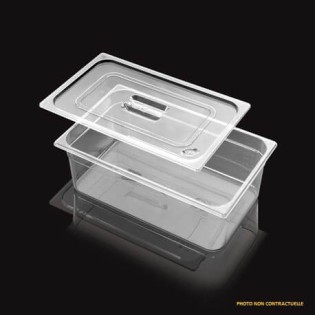 Bac Gastronorme Polycarbonate GN 1/1 H. 100 mm