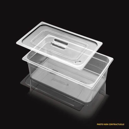 Polycarbonate GN 1/1 Gastronorm tray H. 100 mm